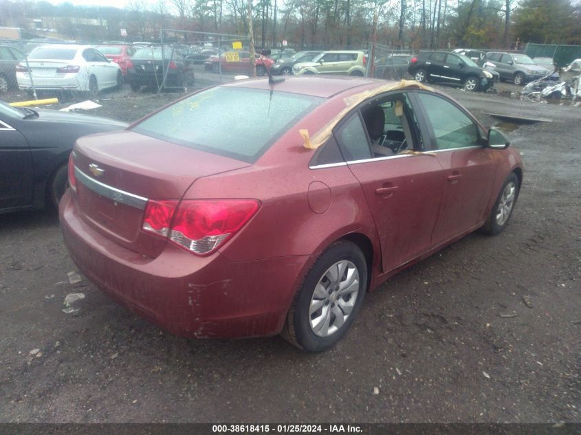 2012 Chevrolet Cruze Ls VIN: 1G1PC5SH0C7282358 Lot: 38618415