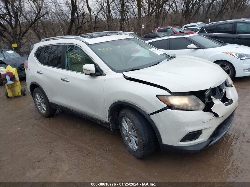 2015 Nissan Rogue Sv VIN: 5N1AT2MV4FC900593 Lot: 38618776