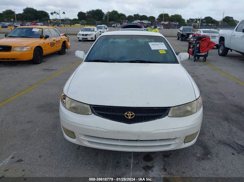 1999 Toyota Camry Solara Se V6 VIN: 2T1CF22P6XC158246 Lot: 38618779