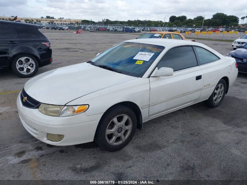 1999 Toyota Camry Solara Se V6 VIN: 2T1CF22P6XC158246 Lot: 38618779