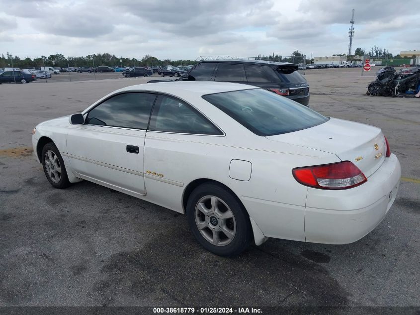 1999 Toyota Camry Solara Se V6 VIN: 2T1CF22P6XC158246 Lot: 38618779