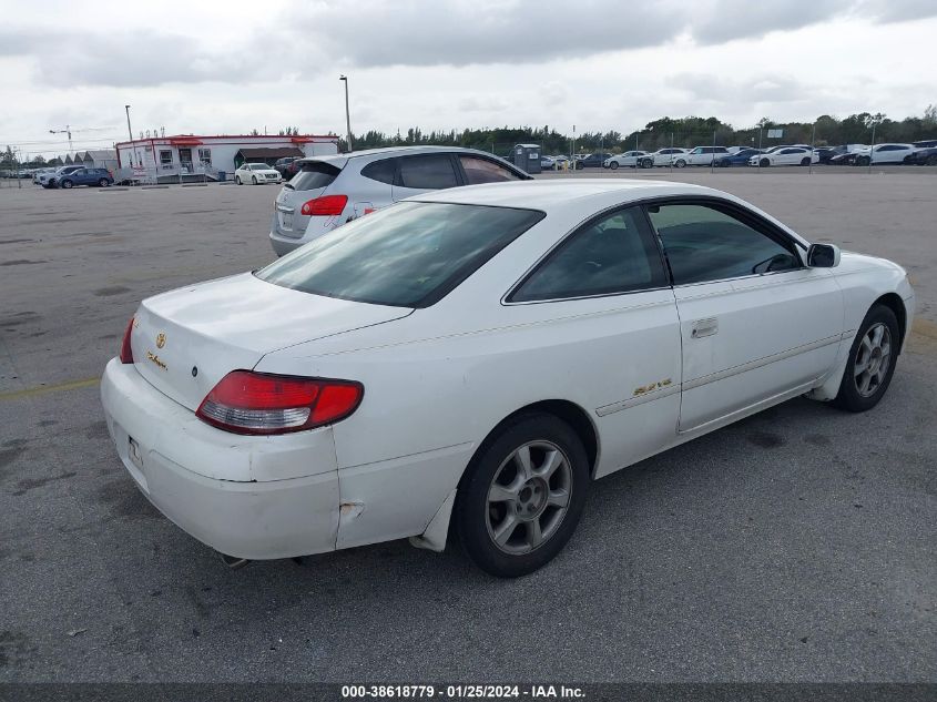 1999 Toyota Camry Solara Se V6 VIN: 2T1CF22P6XC158246 Lot: 38618779