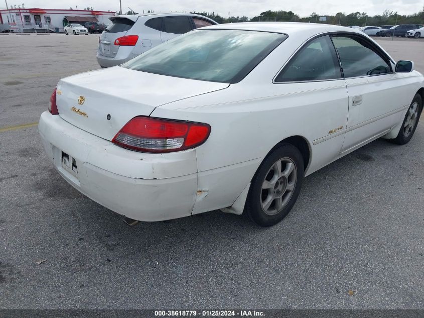 1999 Toyota Camry Solara Se V6 VIN: 2T1CF22P6XC158246 Lot: 38618779