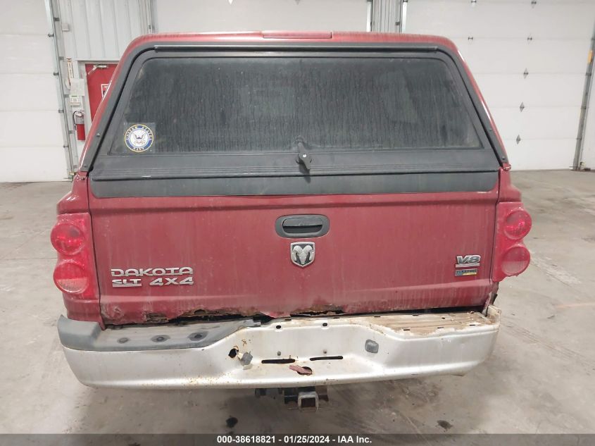 2008 Dodge Dakota Slt VIN: 1D3HW48N18S562487 Lot: 38618821