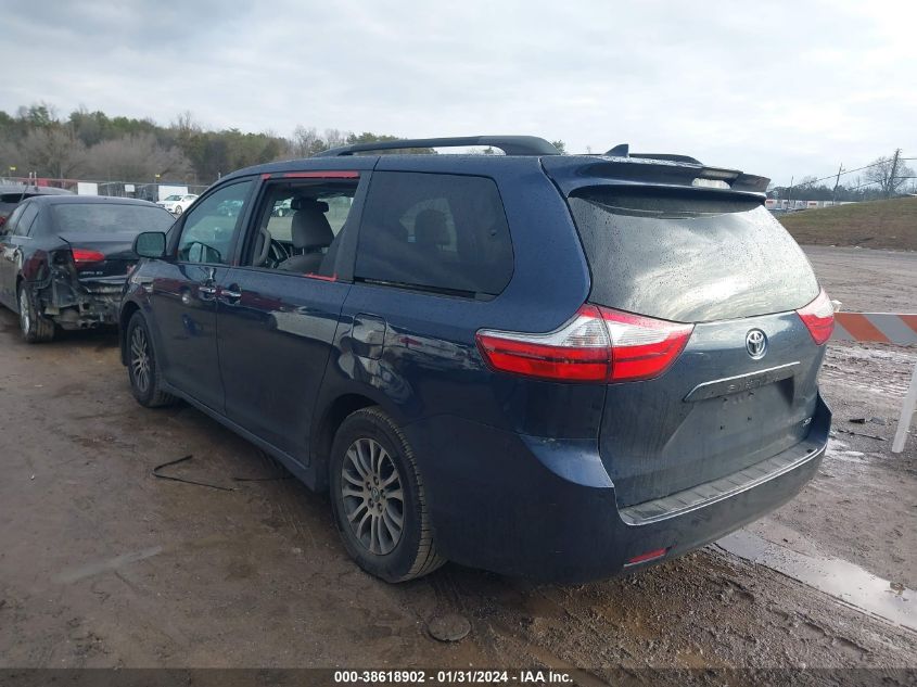 5TDYZ3DC4KS978855 2019 Toyota Sienna Xle 8 Passenger