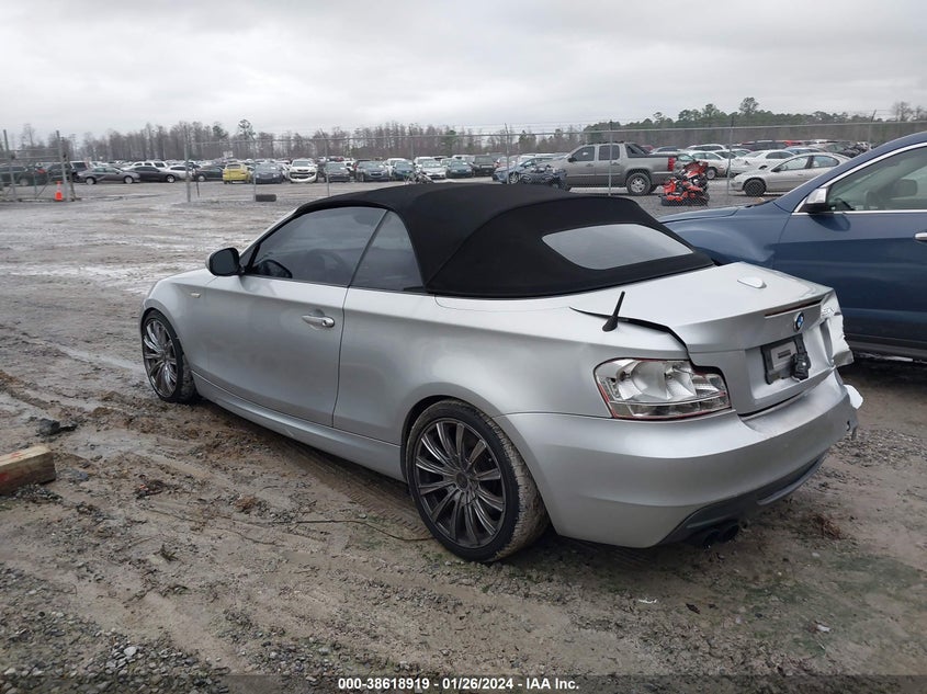 2010 BMW 135I VIN: WBAUN9C52AVK41803 Lot: 38618919