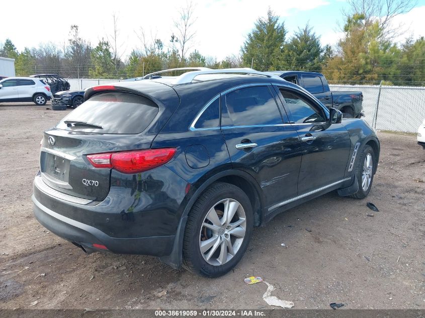 VIN JN8CS1MW7EM411377 2014 Infiniti QX70 no.4