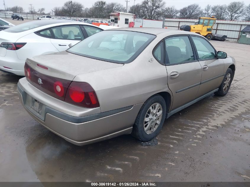 2003 Chevrolet Impala VIN: 2G1WF52E939235949 Lot: 38619142