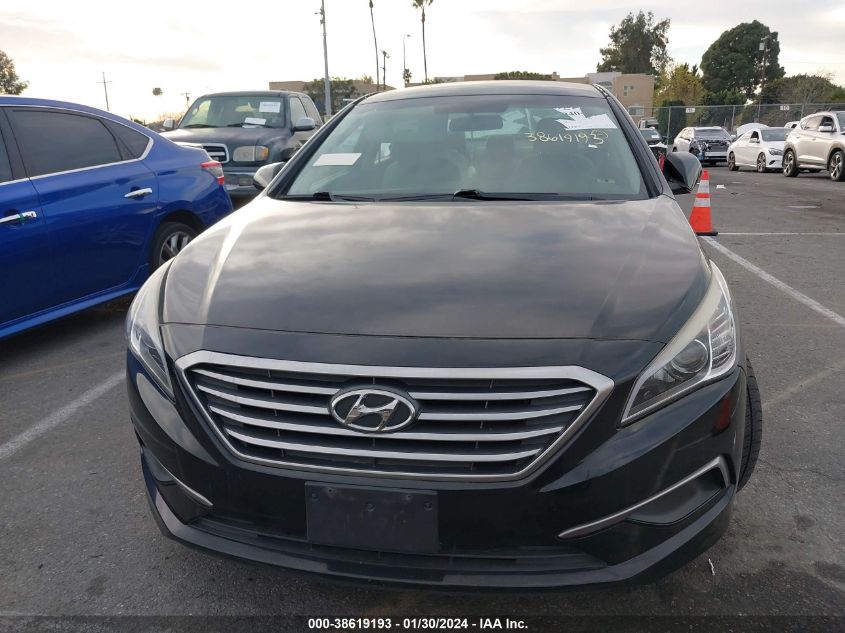 2016 Hyundai Sonata VIN: 5NPE24AF5GH408503 Lot: 38619193