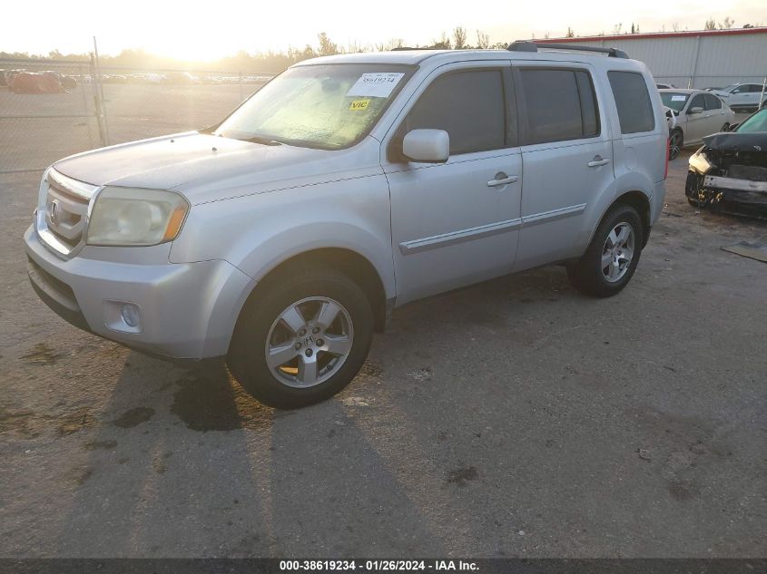 2011 Honda Pilot Ex-L VIN: 5FNYF3H54BB001773 Lot: 38619234