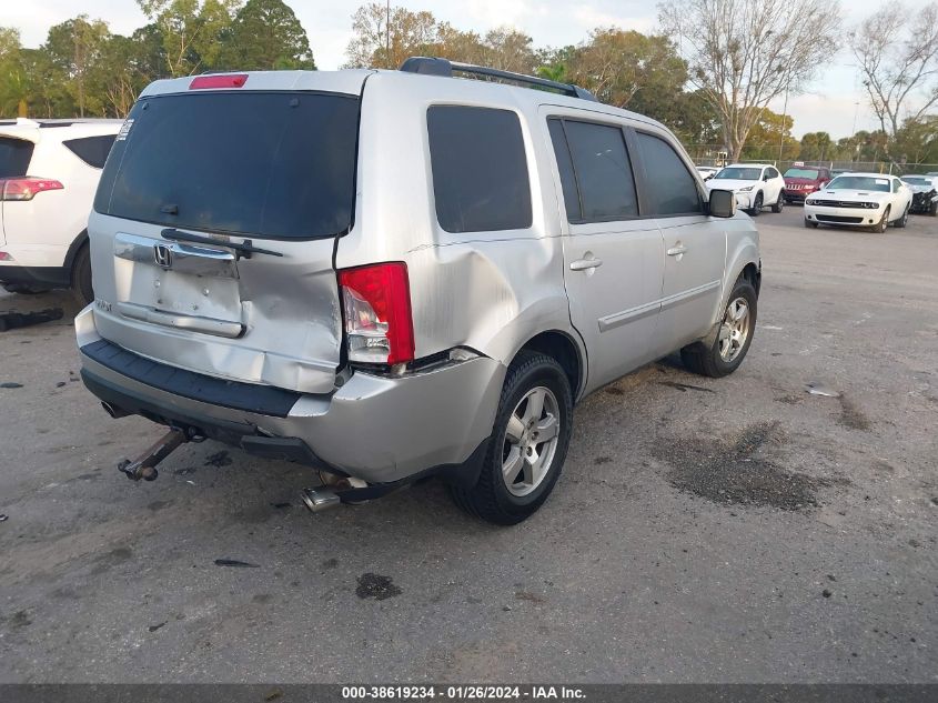 2011 Honda Pilot Ex-L VIN: 5FNYF3H54BB001773 Lot: 38619234