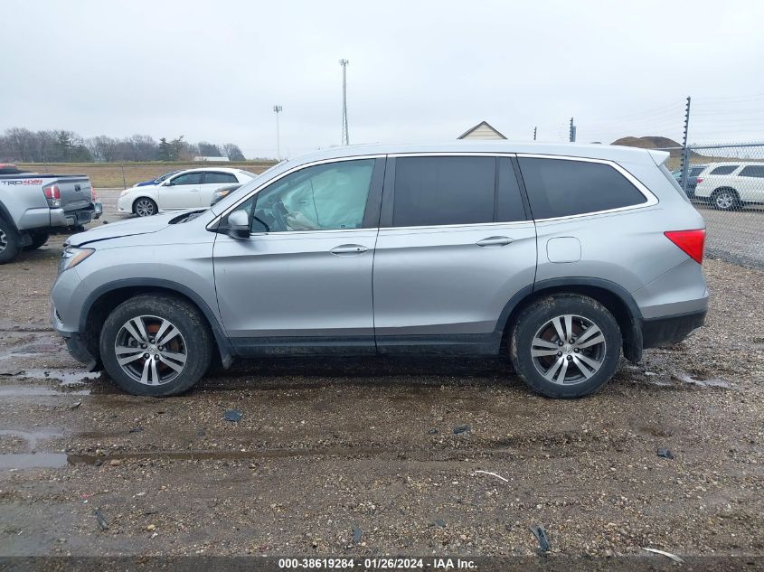 2018 Honda Pilot Ex-L VIN: 5FNYF5H5XJB018748 Lot: 38619284