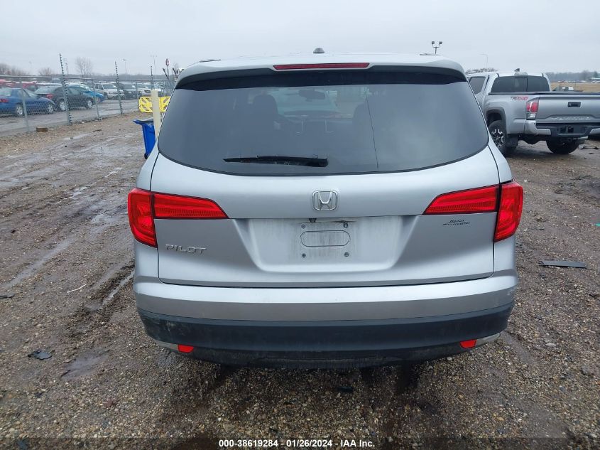 2018 Honda Pilot Ex-L VIN: 5FNYF5H5XJB018748 Lot: 38619284