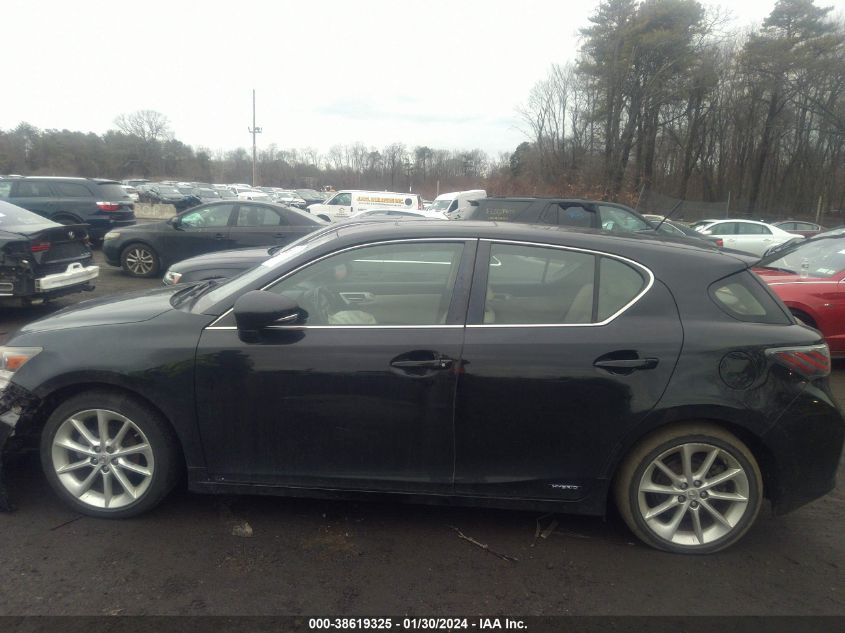 2012 Lexus Ct 200 VIN: JTHKD5BH4C2106813 Lot: 38619325