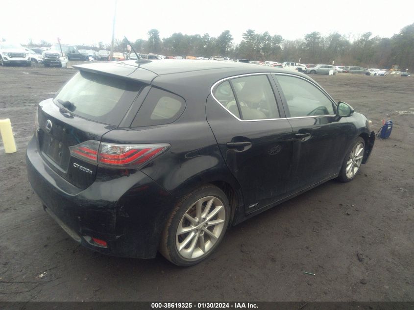 2012 Lexus Ct 200 VIN: JTHKD5BH4C2106813 Lot: 38619325