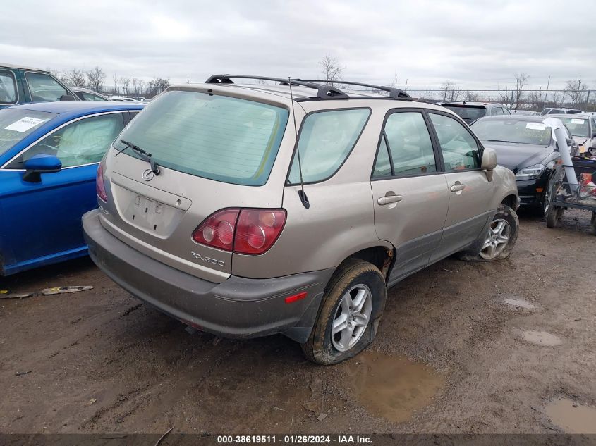 2000 Lexus Rx 300 VIN: JT6HF10U9Y0163632 Lot: 38619511