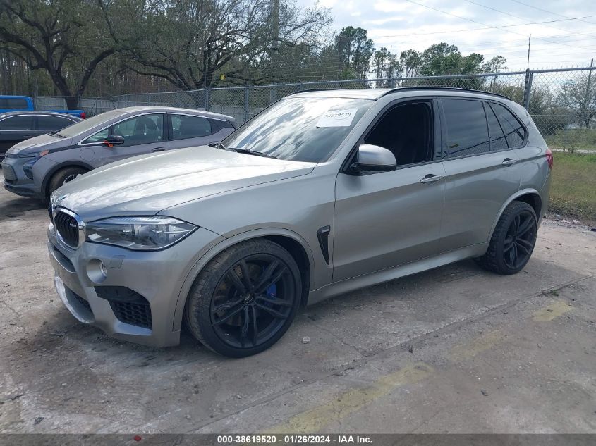 2015 BMW X5 M VIN: 5YMKT6C5XF0C89336 Lot: 38619520