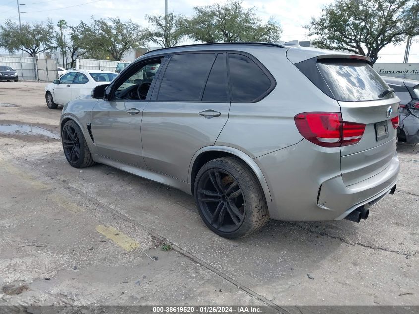 2015 BMW X5 M VIN: 5YMKT6C5XF0C89336 Lot: 38619520