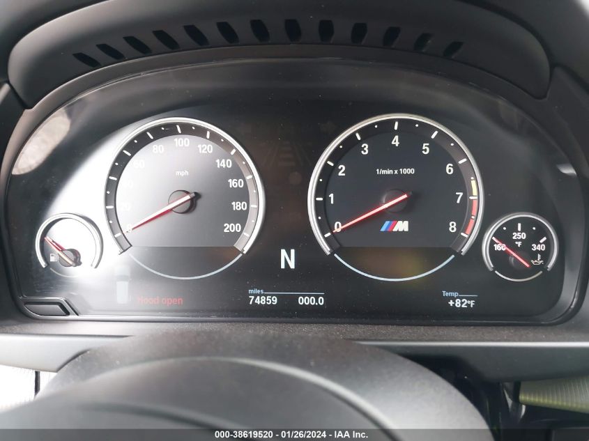 2015 BMW X5 M VIN: 5YMKT6C5XF0C89336 Lot: 38619520