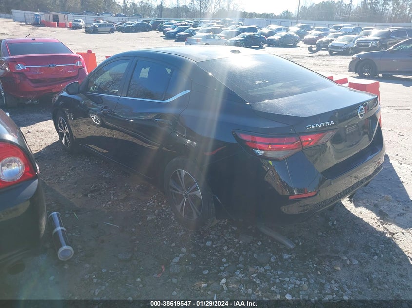 VIN 3N1AB8CV3MY297042 2021 NISSAN SENTRA SV XTRONIC CVT