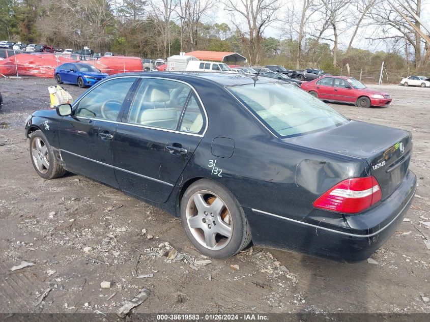 2005 Lexus Ls 430 VIN: JTHBN36F855028161 Lot: 38619583