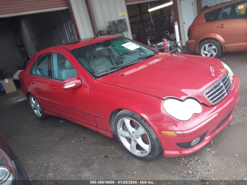 2005 Mercedes-Benz C 230 Kompressor Sport VIN: WDBRF40J75F684487 Lot: 38619650