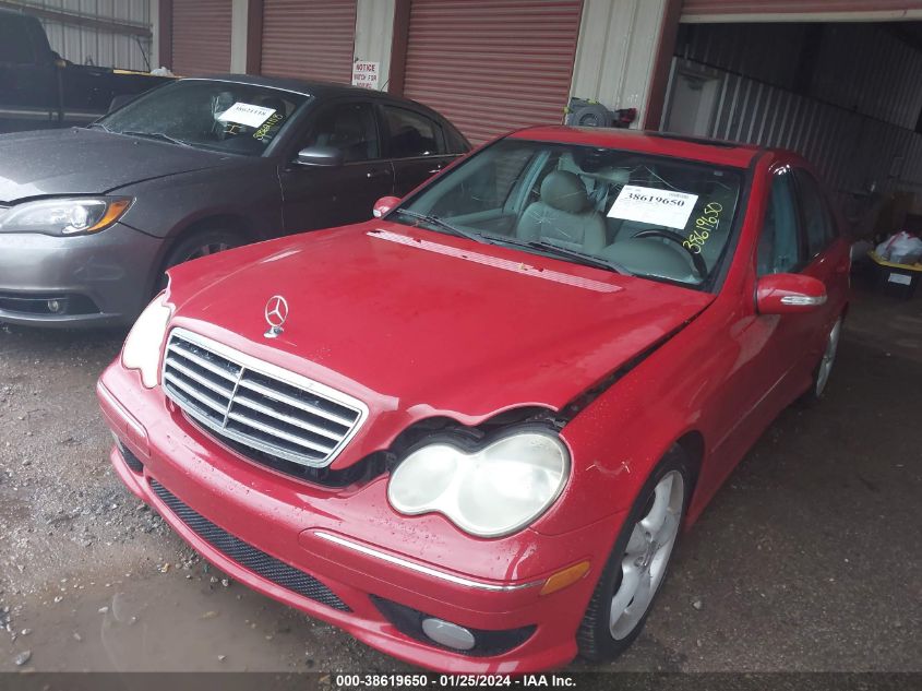 2005 Mercedes-Benz C 230 Kompressor Sport VIN: WDBRF40J75F684487 Lot: 38619650