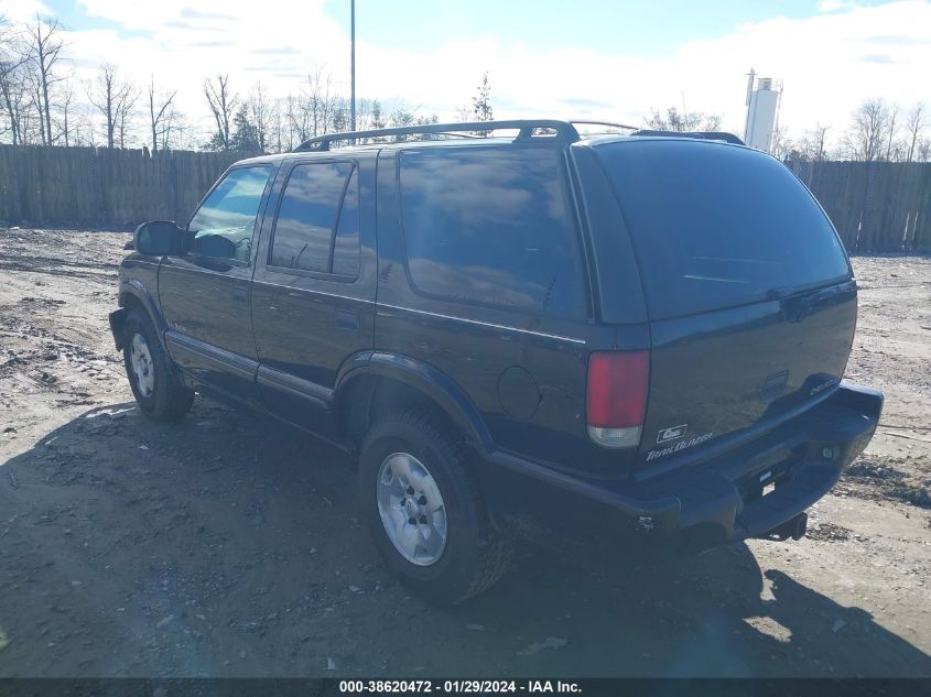 2001 Chevrolet Blazer Trailblazer VIN: 1GNDT13W012184884 Lot: 38620472