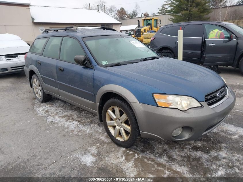 2006 Subaru Outback 2.5I VIN: 4S4BP61CX67327971 Lot: 38620501