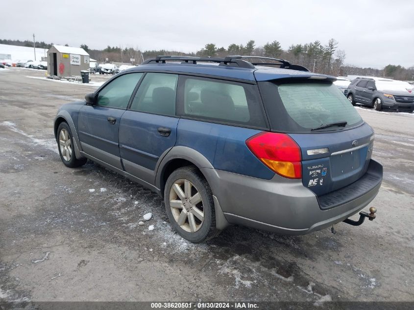 2006 Subaru Outback 2.5I VIN: 4S4BP61CX67327971 Lot: 38620501