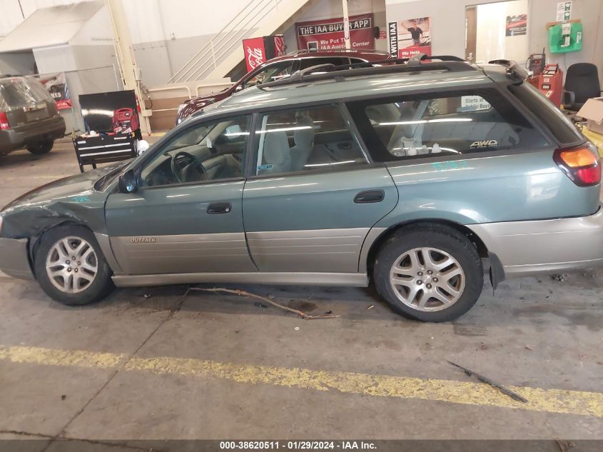 2001 Subaru Outback Outback W/Gb Equip/Outback W/Gl Equip/Outback W/Rl Equip VIN: 4S3BH675317653971 Lot: 38620511