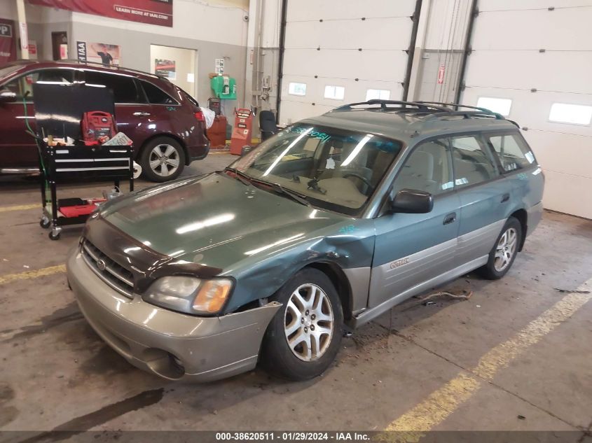 2001 Subaru Outback Outback W/Gb Equip/Outback W/Gl Equip/Outback W/Rl Equip VIN: 4S3BH675317653971 Lot: 38620511