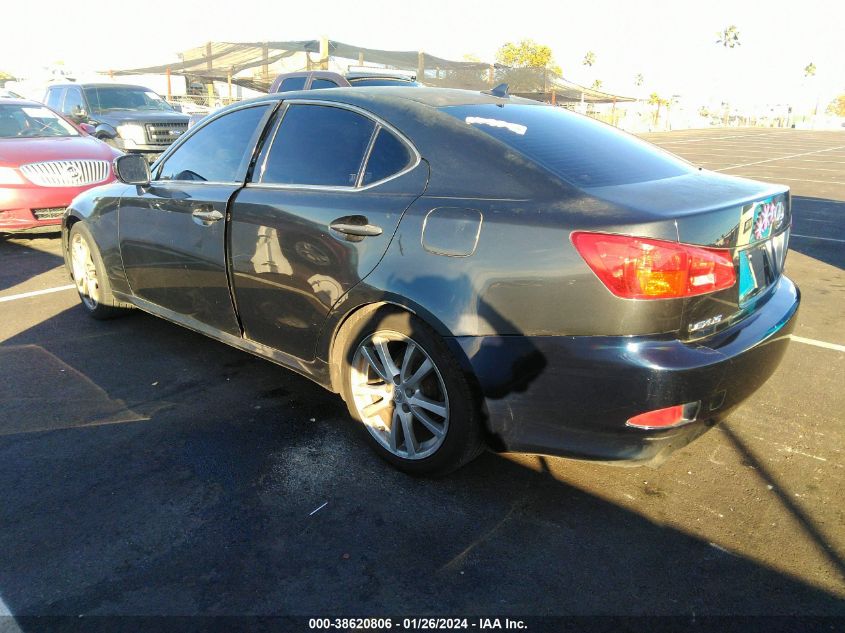 2007 Lexus Is 250 VIN: JTHBK262275046898 Lot: 38620806