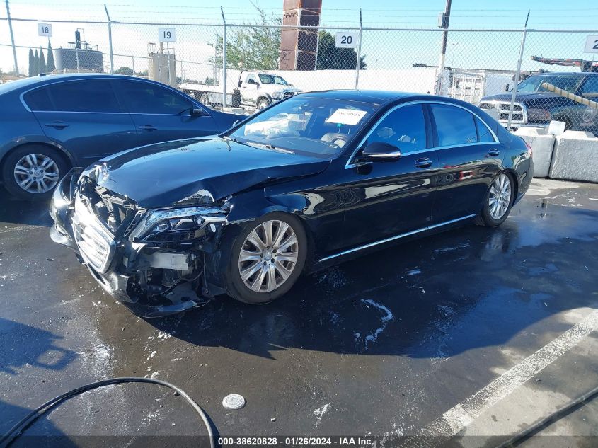 2014 Mercedes-Benz S 550 VIN: WDDUG8CB8EA033666 Lot: 38620828