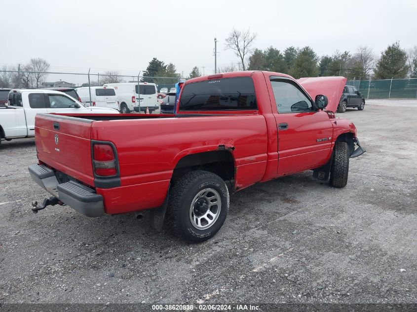 2001 Dodge Ram 1500 VIN: 1B7HC16X71S218270 Lot: 38620838