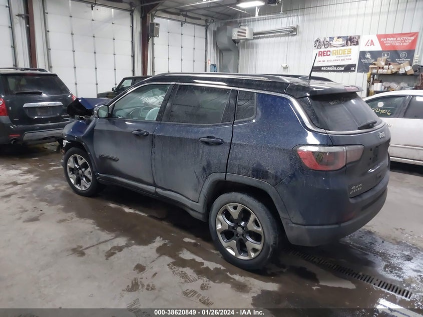 3C4NJDCB1JT163199 2018 Jeep Compass Limited 4X4