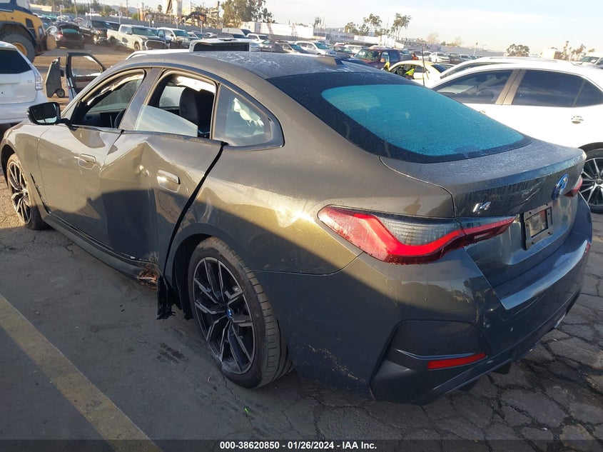 2023 BMW I4 Edrive40 VIN: WBY73AW01PFR04108 Lot: 38620850