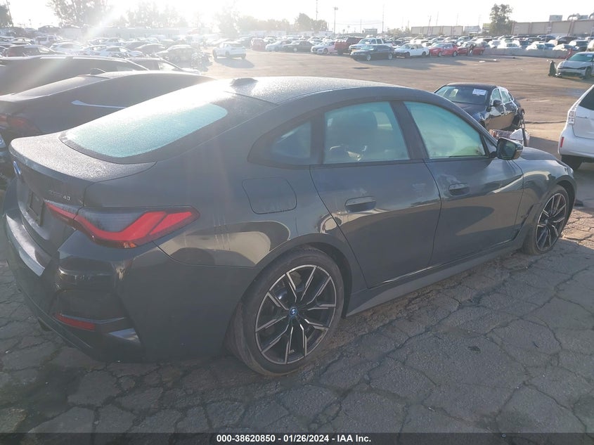 2023 BMW I4 Edrive40 VIN: WBY73AW01PFR04108 Lot: 38620850