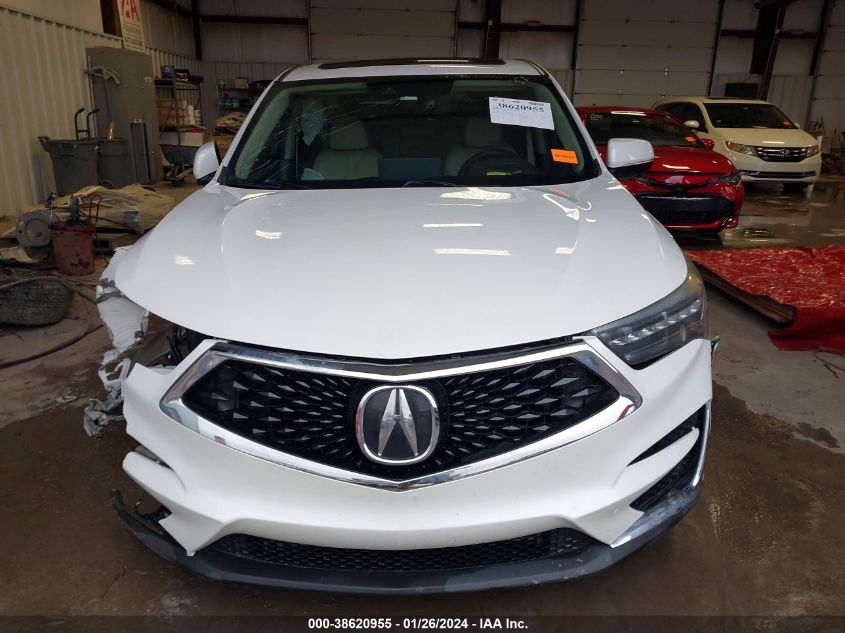 2019 Acura Rdx Base (A10) VIN: 5J8TC1H34KL023485 Lot: 38620955