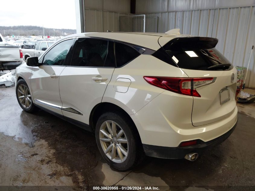 2019 Acura Rdx Base (A10) VIN: 5J8TC1H34KL023485 Lot: 38620955