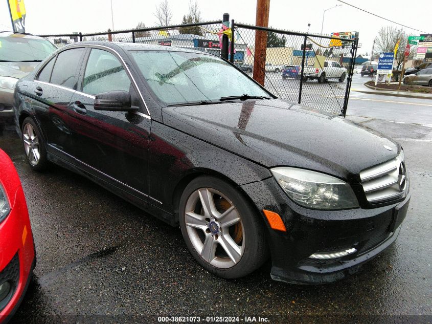 2011 Mercedes-Benz C 300 Luxury 4Matic/Sport 4Matic VIN: WDDGF8BB3BR154572 Lot: 38621073