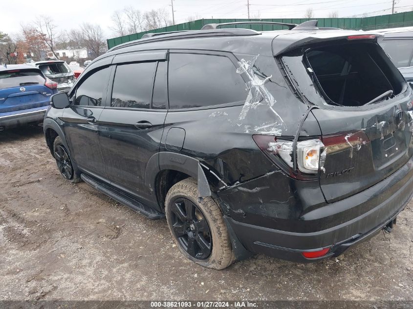 2022 Honda Pilot Awd Trailsport VIN: 5FNYF6H87NB022116 Lot: 38621093