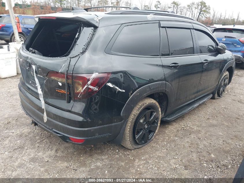 2022 Honda Pilot Awd Trailsport VIN: 5FNYF6H87NB022116 Lot: 38621093