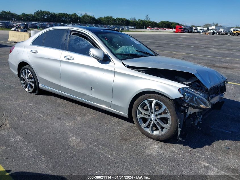 2016 Mercedes-Benz C 300 4Matic/Luxury 4Matic/Sport 4Matic VIN: 55SWF4KB6GU098332 Lot: 38621114