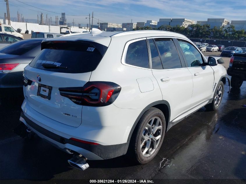 2024 BMW X3 xDrive30I VIN: 5UX53DP09R9U18459 Lot: 38621284