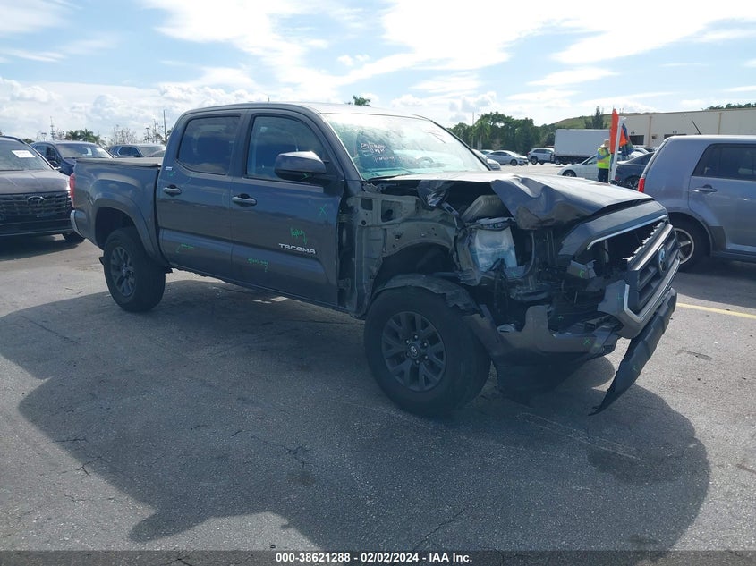 2022 Toyota Tacoma Sr5 VIN: 3TYAX5GN5NT051811 Lot: 38621288