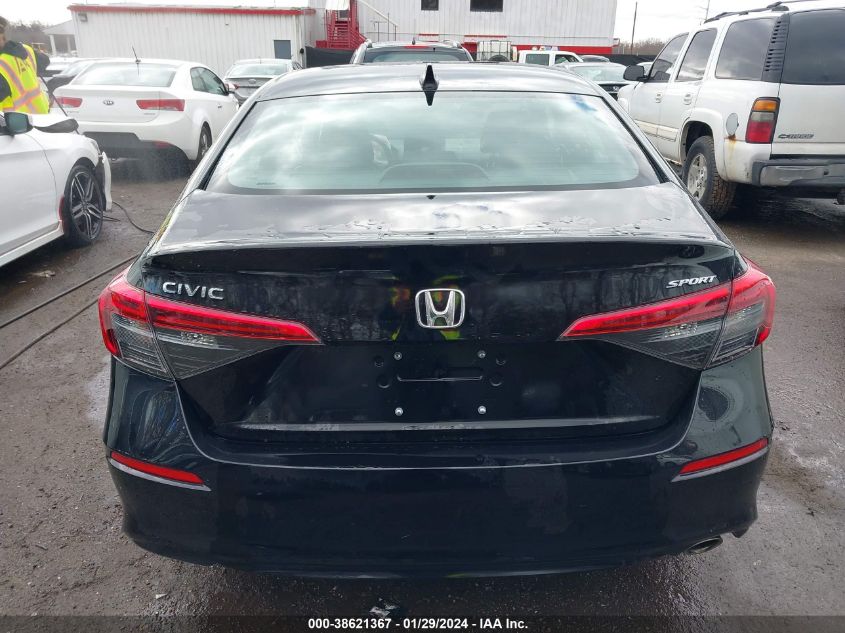 2022 Honda Civic Sport VIN: 2HGFE2F5XNH604878 Lot: 38621367