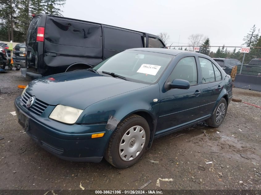 2002 Volkswagen Jetta Gl VIN: 3VWRK69M72M052765 Lot: 38621396