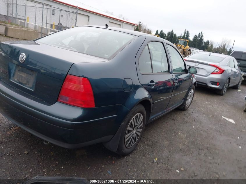 2002 Volkswagen Jetta Gl VIN: 3VWRK69M72M052765 Lot: 38621396