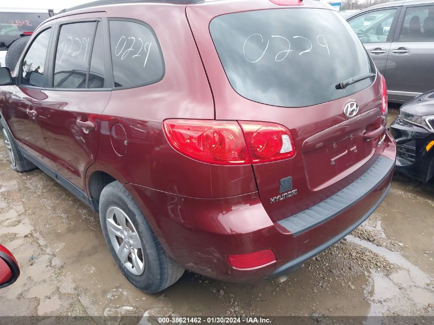 5NMSG13D09H299866 2009 Hyundai Santa Fe Gls